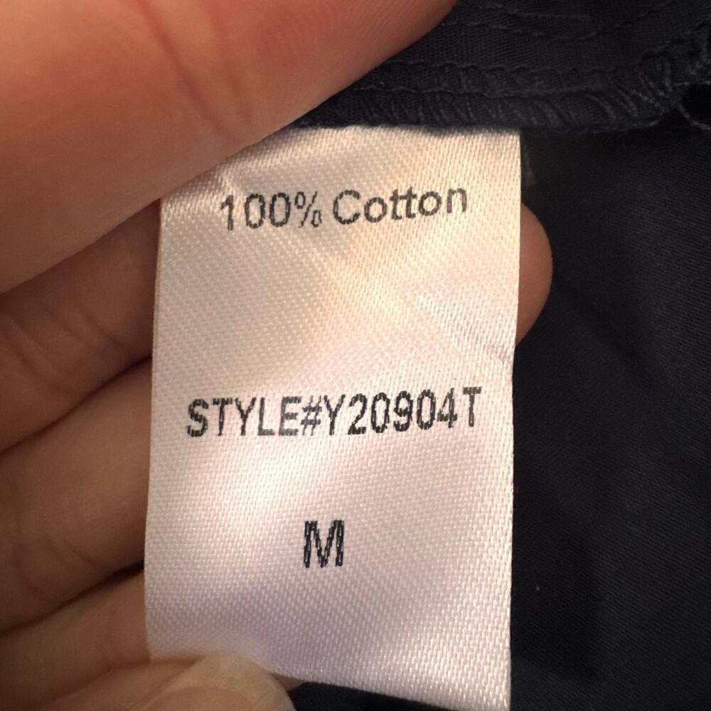 NWT Tuckernuck Pomander Place Navy Cotton Poplin Kenzo Dress Size M - Picture 12 of 12